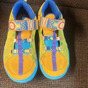 Nike Kids Sneakers in Yellow and Blue